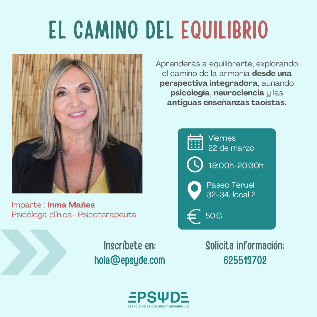 Portada del Taller El camino al equilibrio