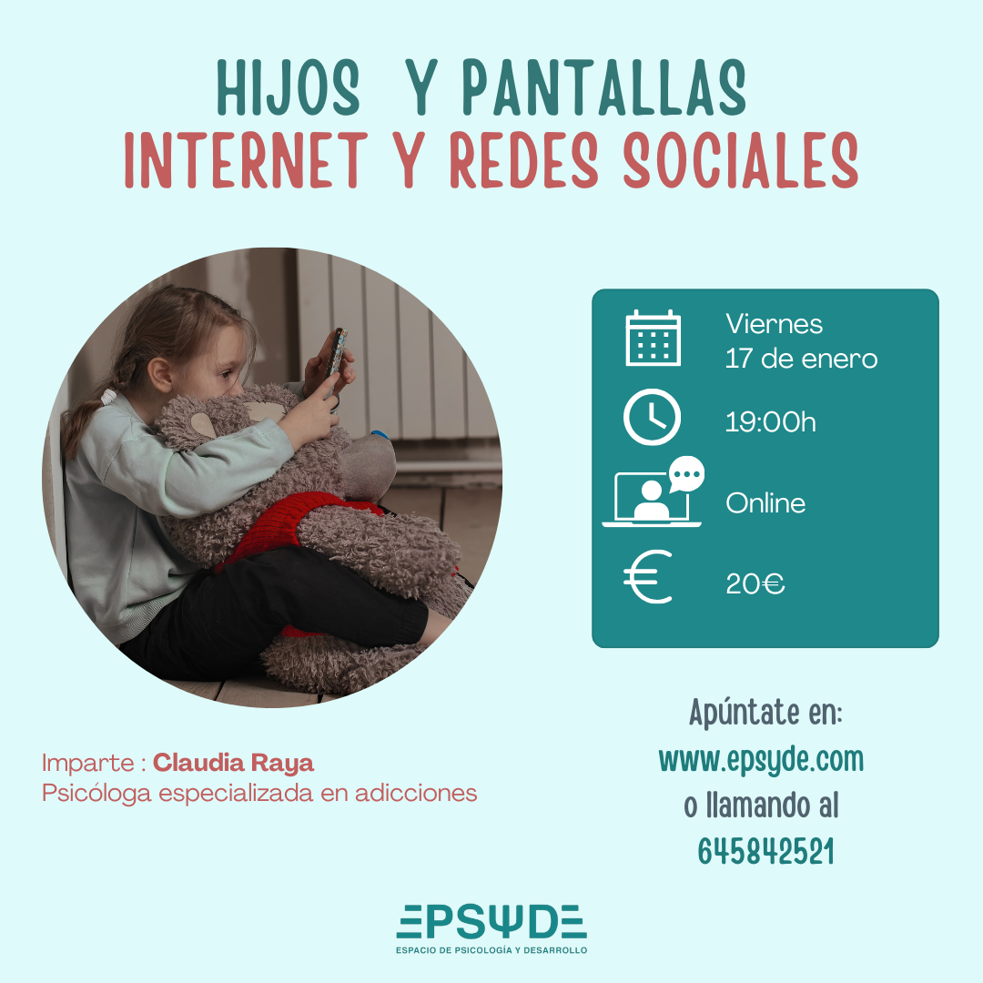 Portada de Hijos y Pantallas - Internet y las redes sociales
