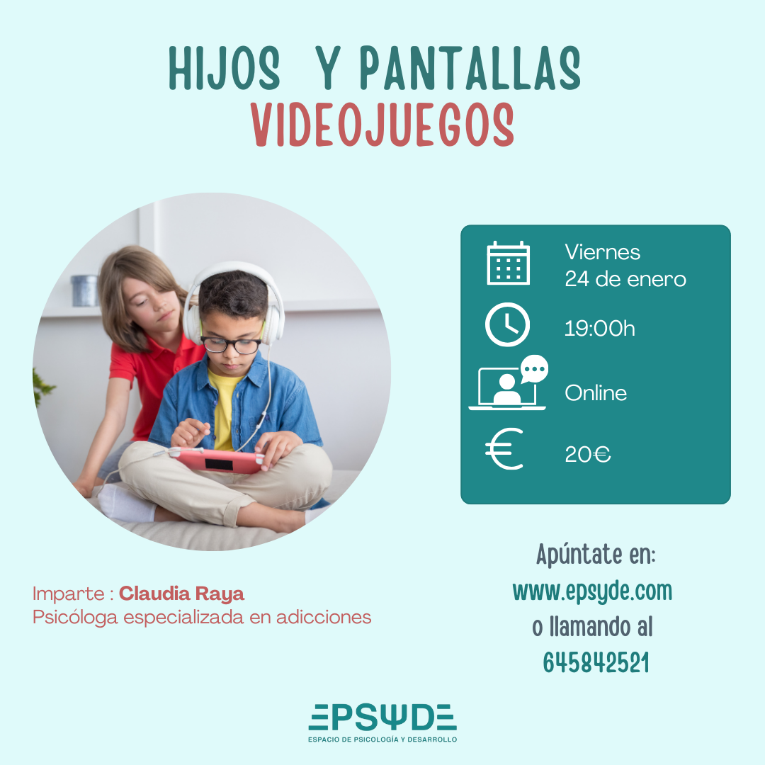 Portada de Hijos y Pantallas - Videojuegos
